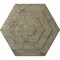 Ekena Millwork Woodruff Ceiling Medallion, Hand-Painted Castle Stone Crackle, 23 1/4"OD x 7/8"P CM23WFCSC - alternate 1